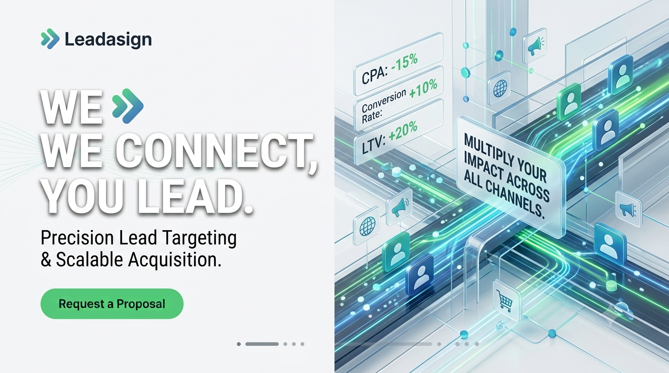 We Connect, You Lead